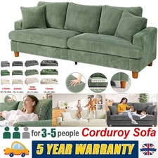 Seater corduroy sofa jumbo - 3/4,