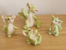 Pocket Dragons x4 Figures Real Musgrave 1995 to 2003
