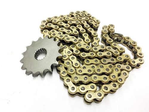Higher geared chain and - geared,