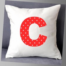 LETTER CUSHION COVER 16"x16"