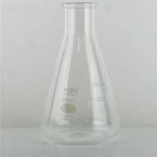 Conical flask clear glass