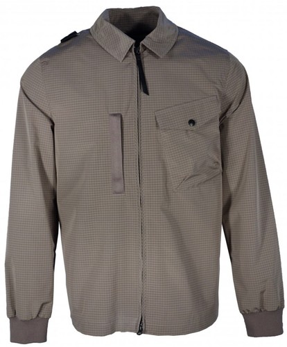 Strum overshirt grid - overshirt, nylon