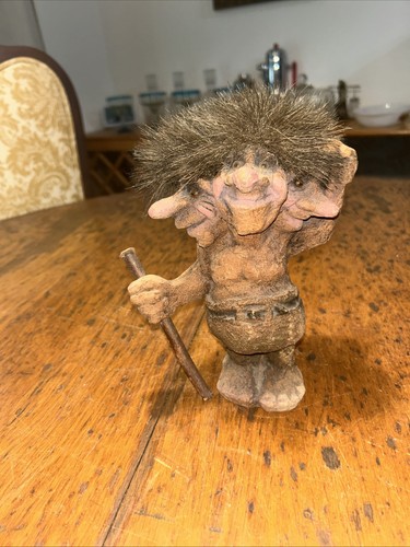 Norway headed handmade troll - 3,