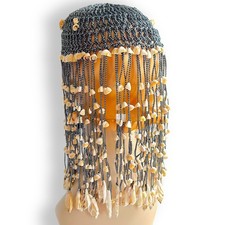 1970s Cleopatra Cowrie Fringe