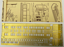 Bettabitz GWR F9 Slip Compo etched brass coach kit sides 4mm Finescale OO/EM/P4