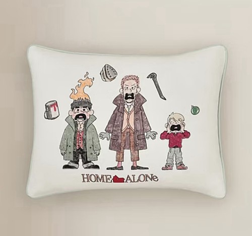 Home alone cushion - home,