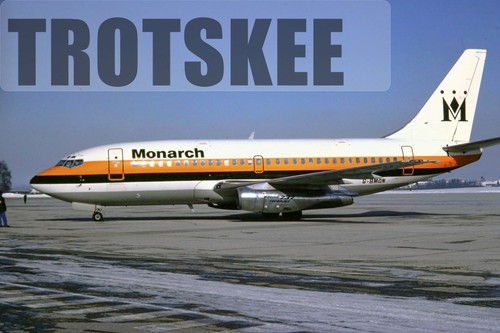 35mm slide monarch airlines - 35mm,