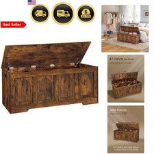 Storage Chest Wood Large Trunk