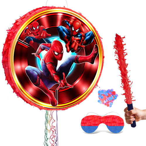 Spider man piñata - man,