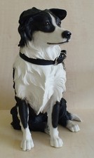 LEONARDO COLLECTION DOG STUDIES - LP40445 BORDER COLLIE 2017 10.5” DOG ORNAMENT