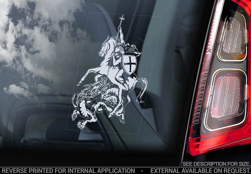 Knights templar sticker car - knights,