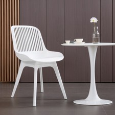 Set Of 4 Plastic Side Chairs