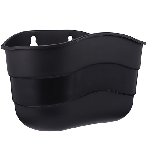 Black kids bike basket - black,