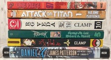 Anime / Manga Book Bundle - x6 Books - Various Titles - AoT, One Piece