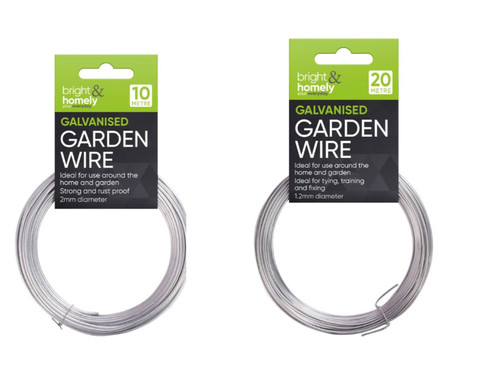 Galvanised garden wire - galvanised, /