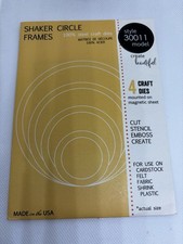 Memory Box Shaker Circle Frames Cardmaking Die Set