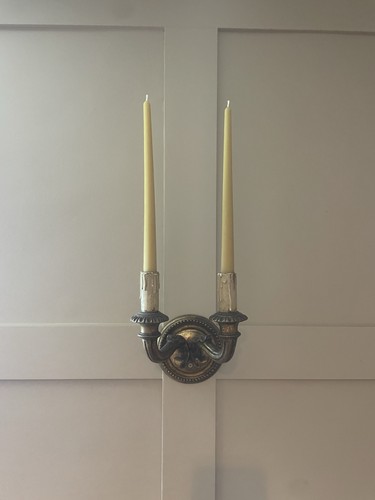 Pair giltwood two branch - pair,