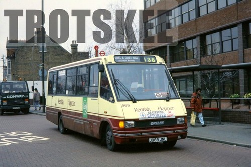 35mm slide kentish - kentish, bus
