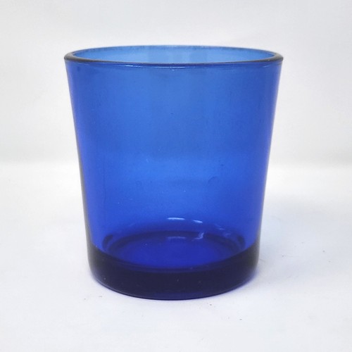 Libbey flare cobalt blue glass - flare,