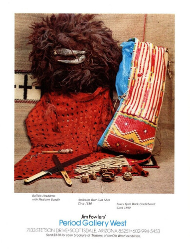 Native buffalo headdress - '75,