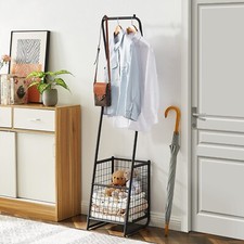 Coat Rack Storage Hallway Hall Tree Standing Coat Rack Entrance Home Decor