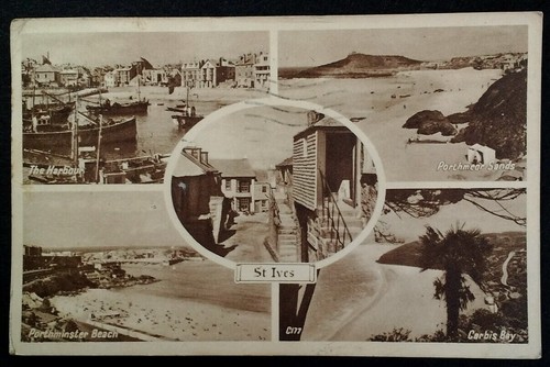 Ives postcard early - ives, uk