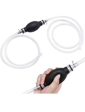 Yeelua Fuel Syphon Pump, 2m Siphon Fuel Transfer Pump, Portable High Flow Rubber