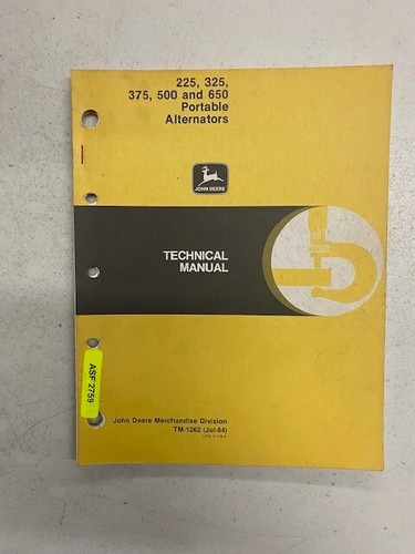 John deere 225 325 375 - 325,