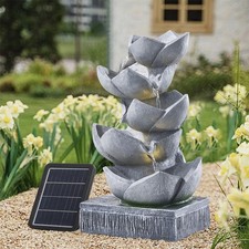 Water fountain feature solar - water,