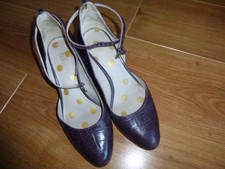 BODEN purple court shoes size