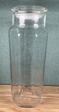 Octagonal 11 inch Clear Glass