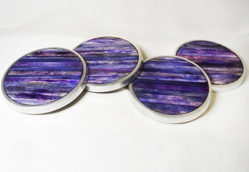 Denby coasters purple - denby, purple,
