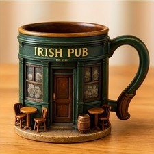 1pc Irish Tree Mug - Stainless