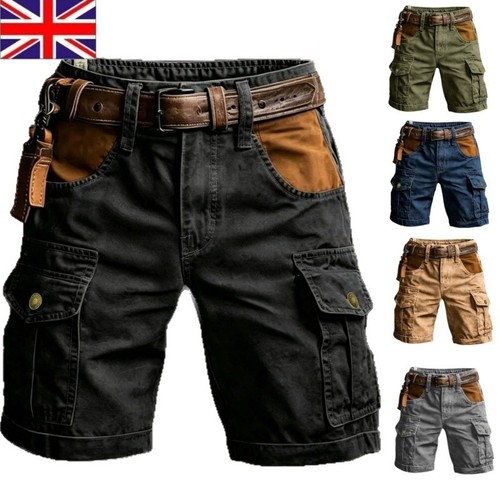 Mens cargo combat shorts - combat,