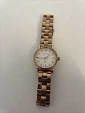 Marc Jacobs MBM3248 111207 Gold Tone Stainless Steel Quartz Ladies Watch 5 ATM