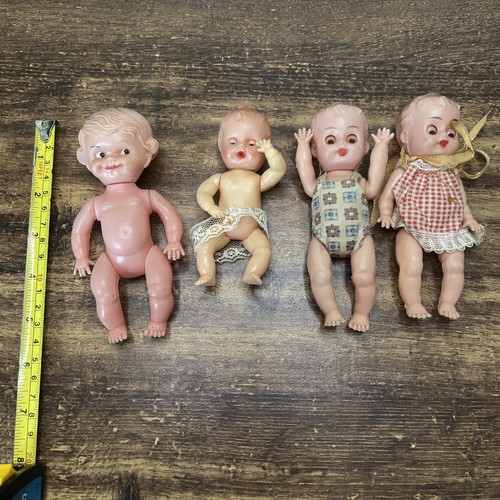 Vintage 1950s plastic doll - vintage,
