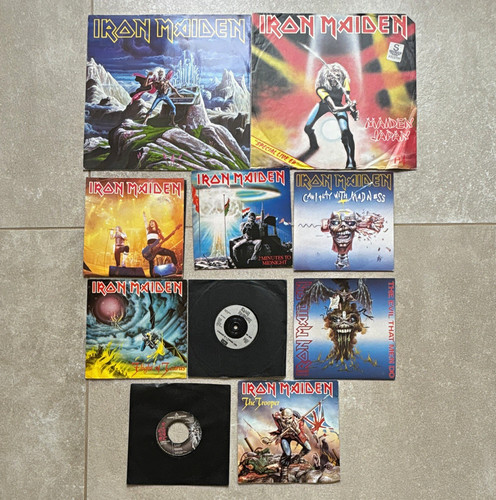 Iron maiden black vinyl - maiden, 7"
