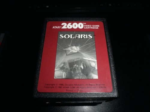 Atari 2600 solaris cart - 2600,