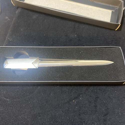 Chrome finished metal letter - metal,
