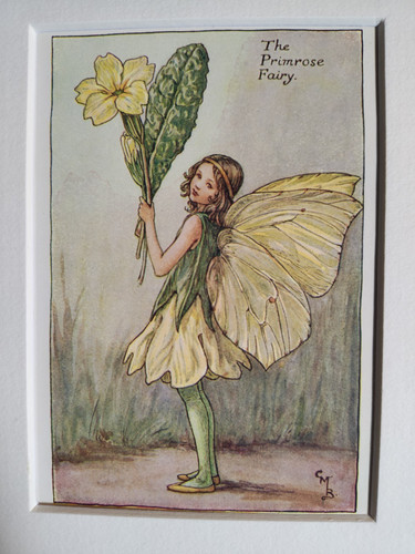 Vintage flower fairies mount - flower,