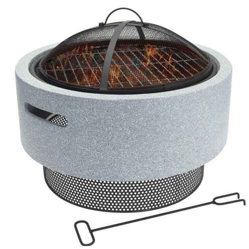 Mgo outdoor large grey bbq - mgo,