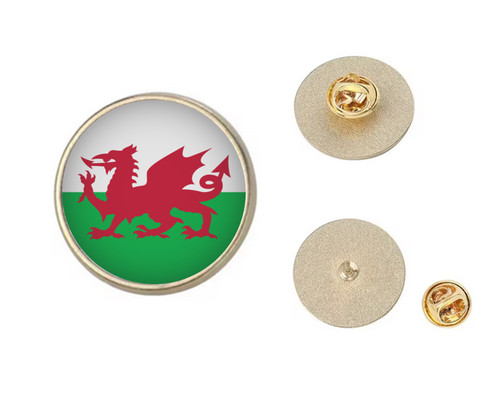 Wales welsh flag lapel badge - wales,