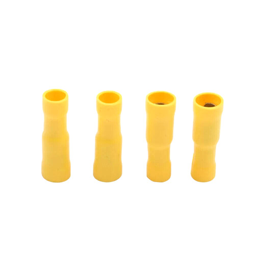 Vinyl insulated yellow female - insulated,