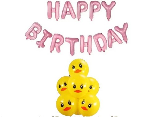 Rubber duck x10 - x10, balloons