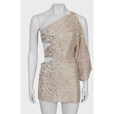 Zuhair Murad Silver Beaded