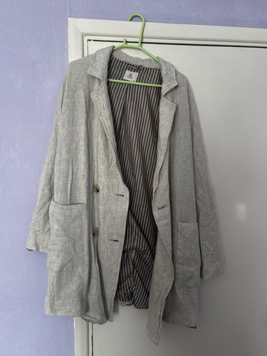 Woman linen blazer jacket - tu,