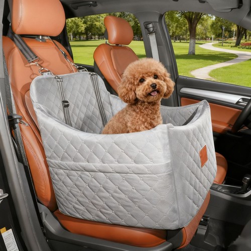 Washable dog booster car seat - washable,
