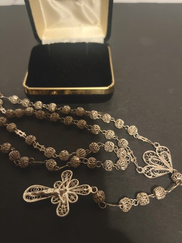 1920s silver filigree italian - silver,