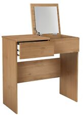 Malibu 1 Drw Dressing Table with Mirror Pine Effect Stylish Bedroom Furniture