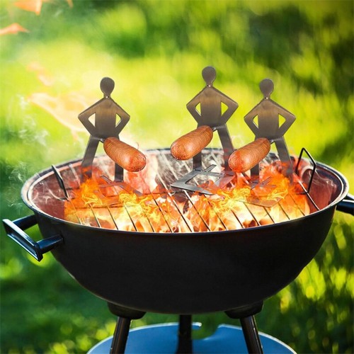 Bbq sausage holder stainless - sausage, holder,